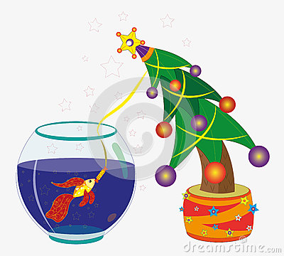 sapin-de-poisson-rouge-et-de-noël-28463380.jpg